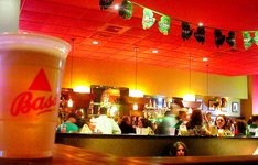 St Paddy at Blarney Stone.JPG